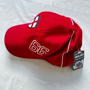 England 1966 World Cup Baseball Cap red Boy's Size 52 St George Cross Football